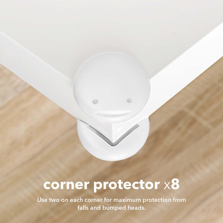 Fred Adhesive Corner Protector / x8 / Pure White