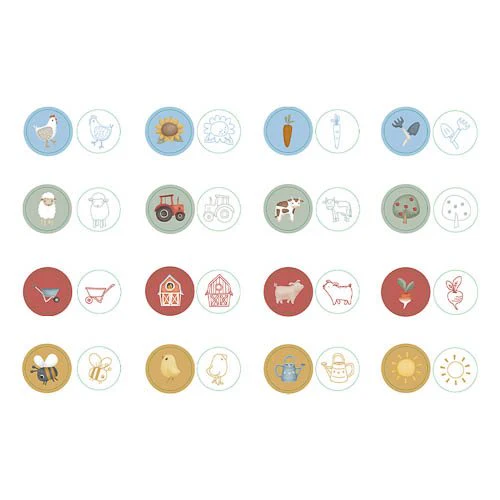 Self Inking Stamps Little Farm