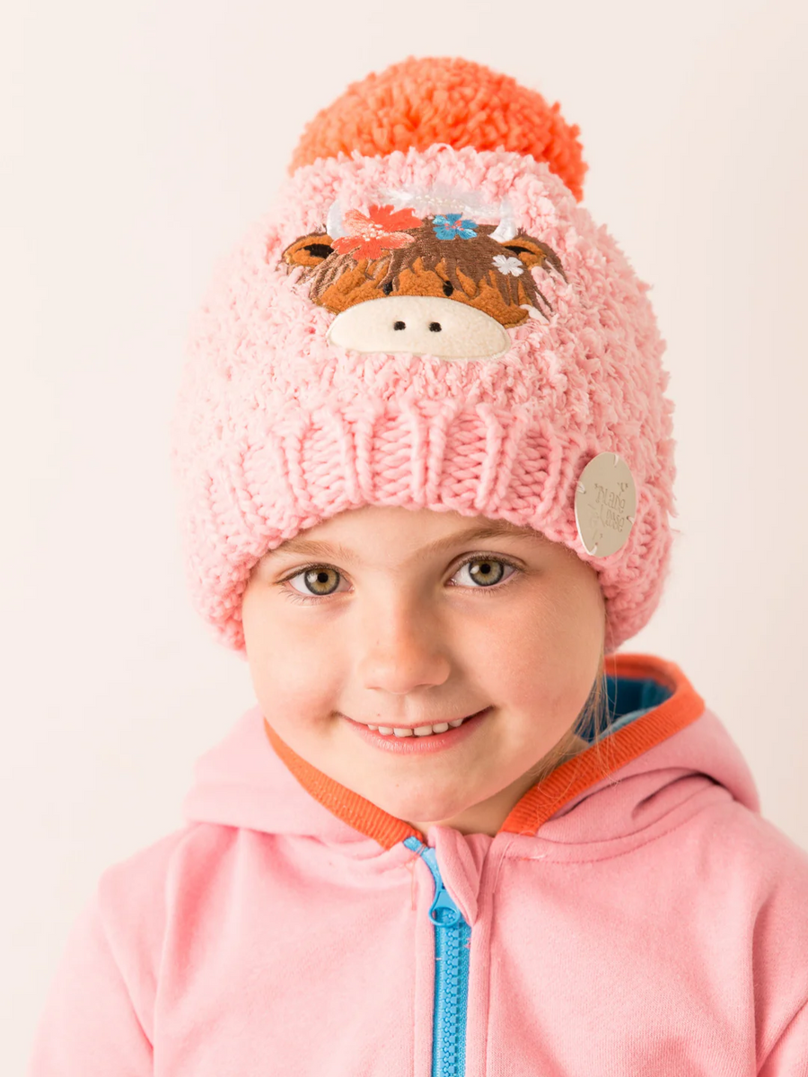 Bonnie Highland Cow Winter Hat