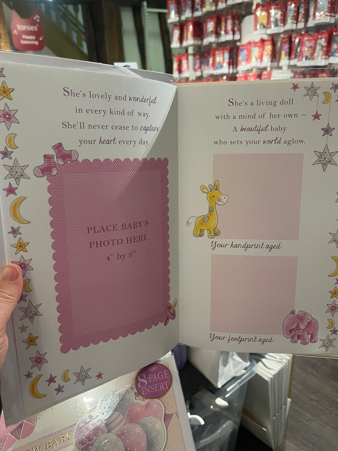 Baby Memory Keepsake - card