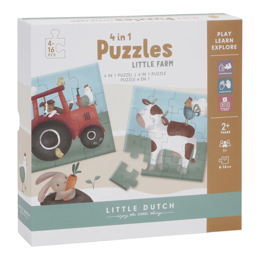 Little Dutch Little Farm 4-1 Puzzle