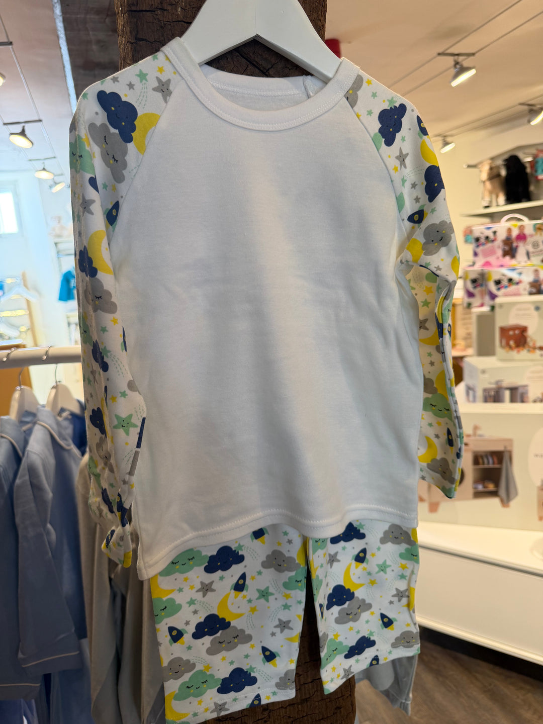 Stork PJ's - Clouds/Moon/Stars