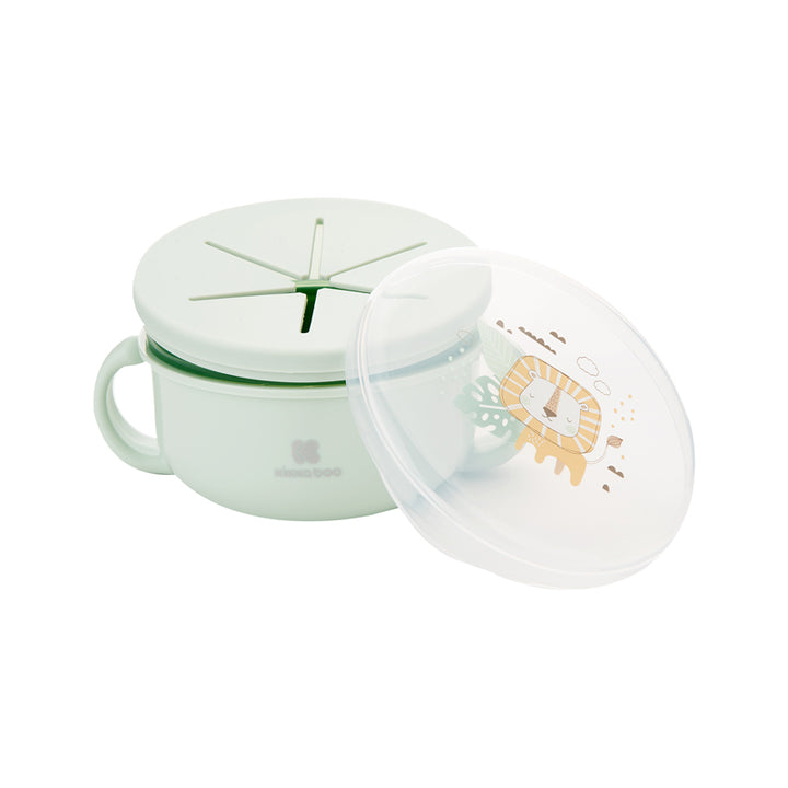 Kikka Boo Snack Bowl 2 In 1 Savanna Mint