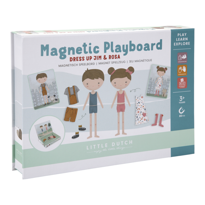 Magnetic Playboard Jim & Rosa