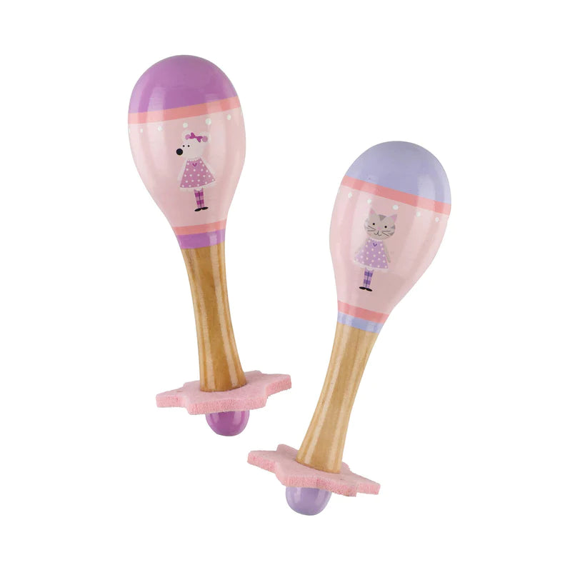 Pink Mouse & Cat Maraca Set (FSC¨)