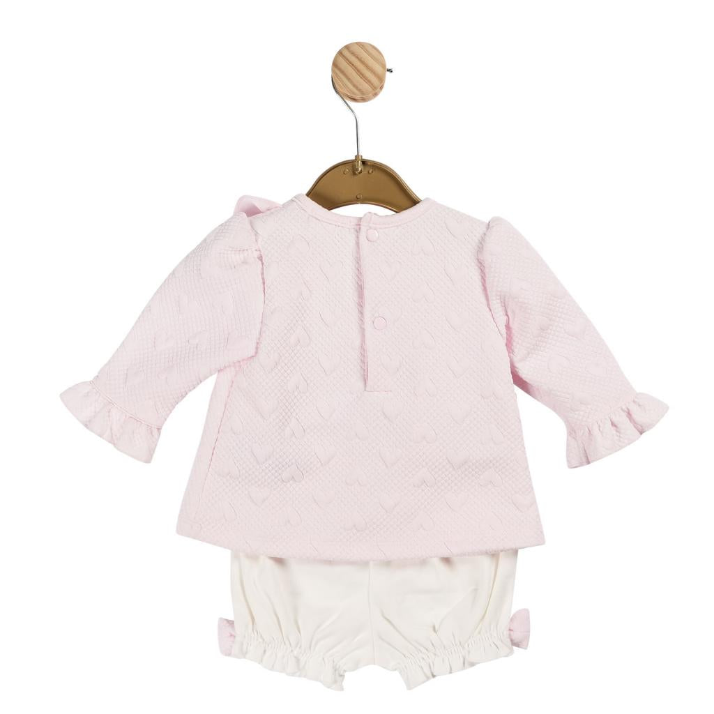 Heart Jacquard Top & Bloomers