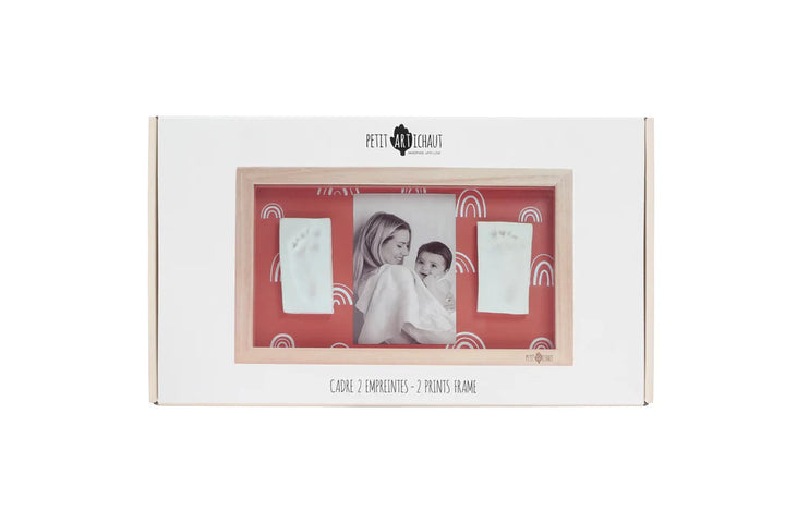 Petit Artichaut 2 Prints Frame - Rainbow Terracotta