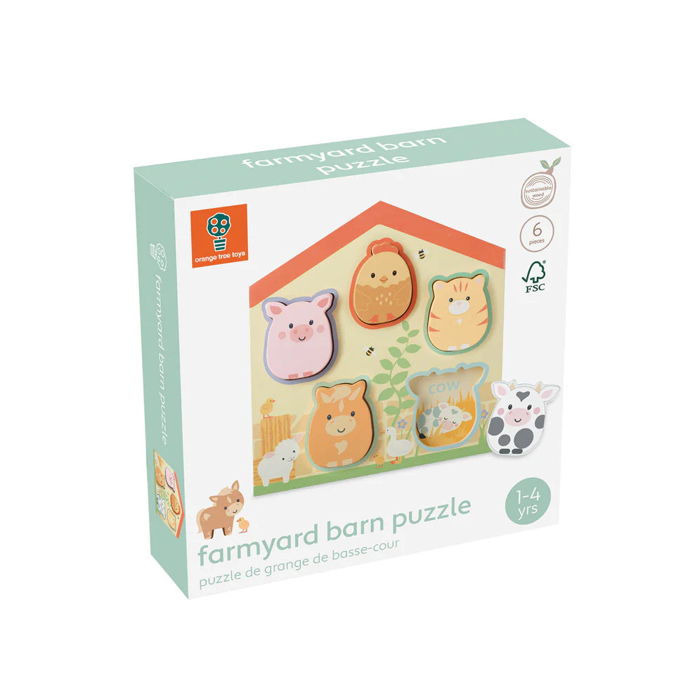 Farmyard Barn Shape Puzzle (FSC¨)