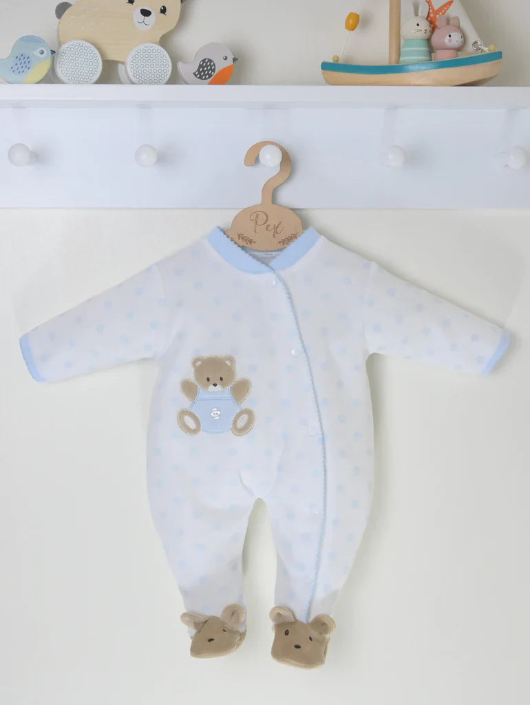 Teddy Spot Sleepsuit