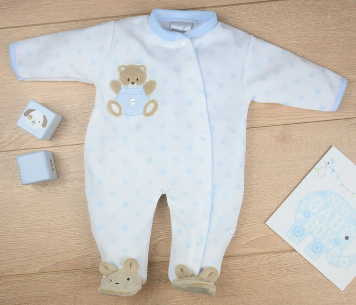 Teddy Spot Sleepsuit