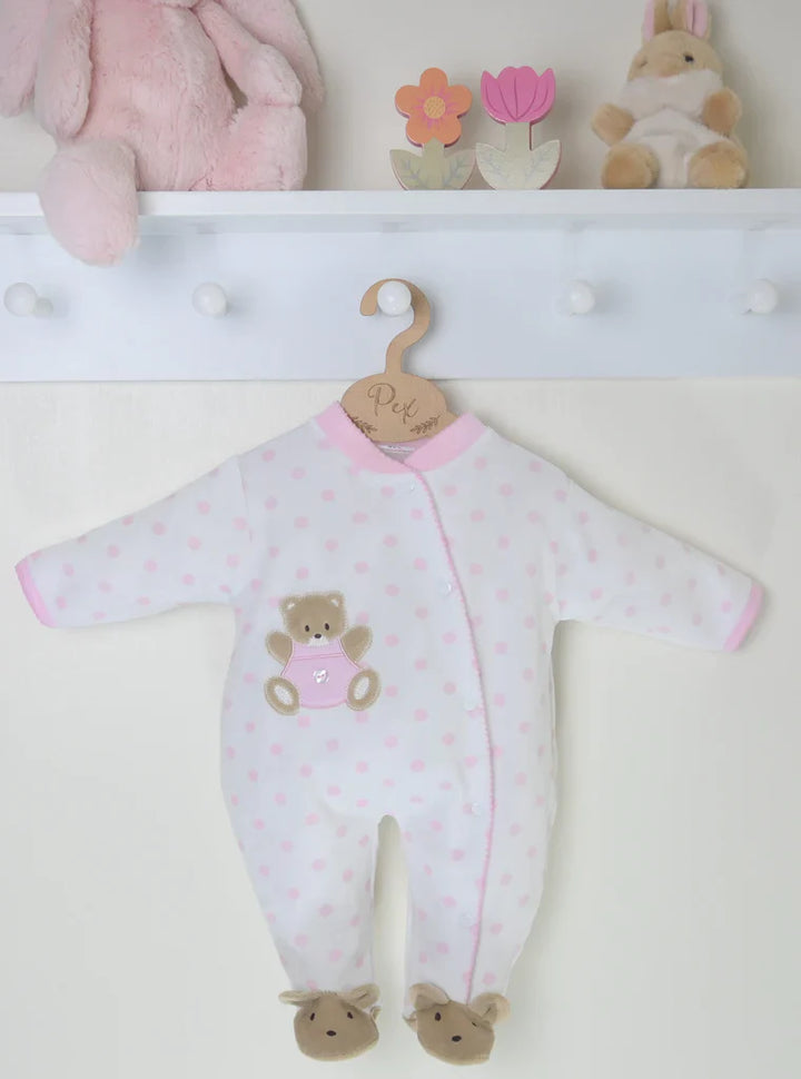 Teddy Spot Sleepsuit