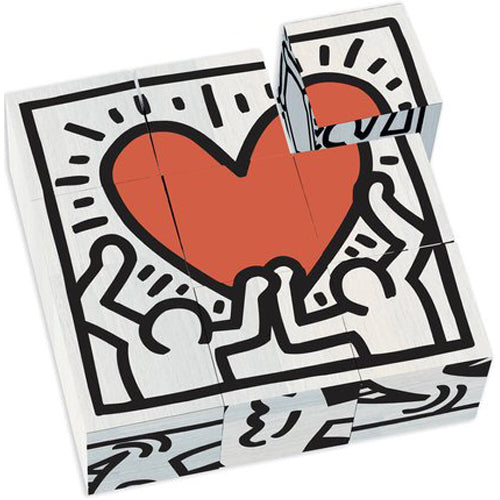 Keith Haring Wooden Cubes