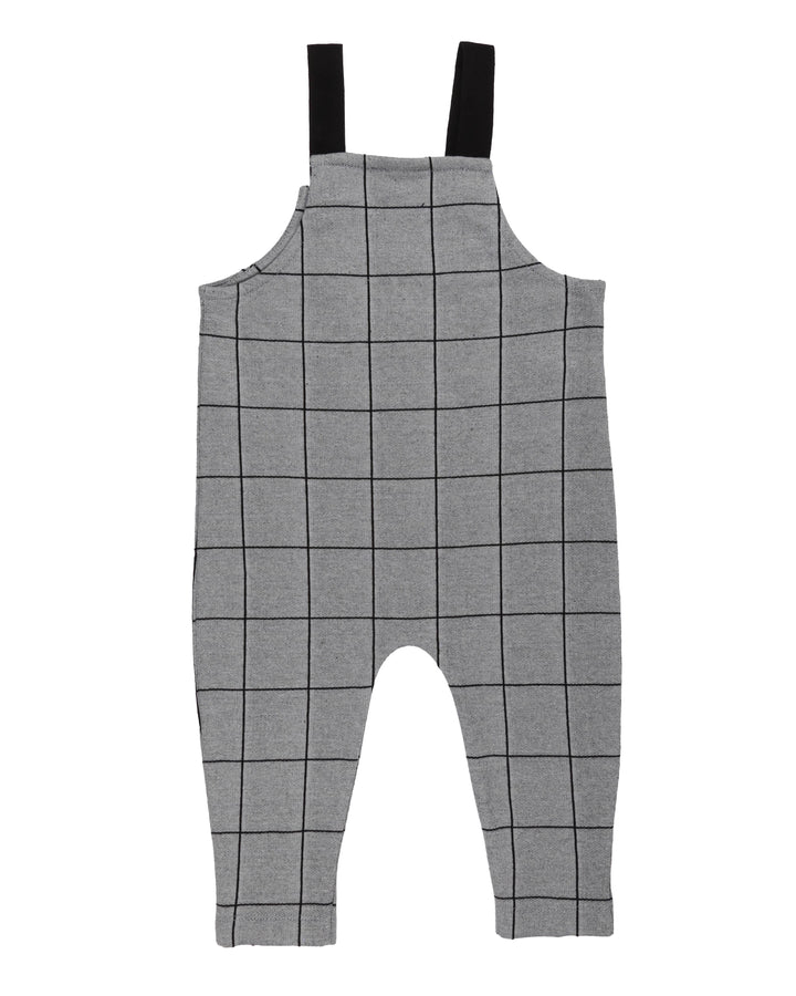 Window Pane Check Dungarees