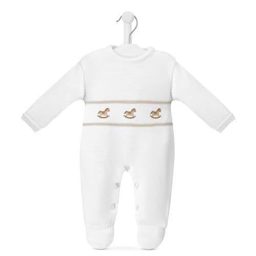 Rocking Horse Knitted Onesie