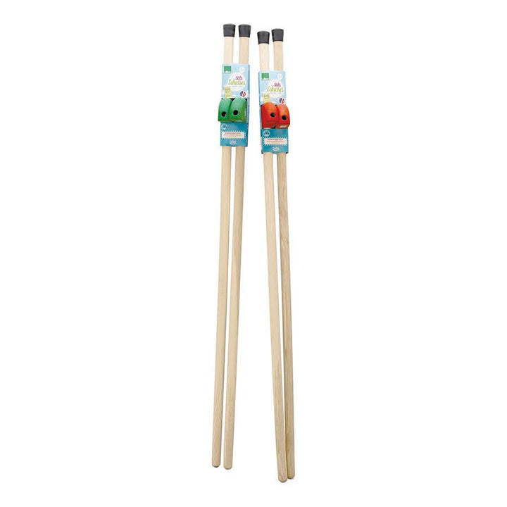 Vilac - Pair of Wooden Red stilts