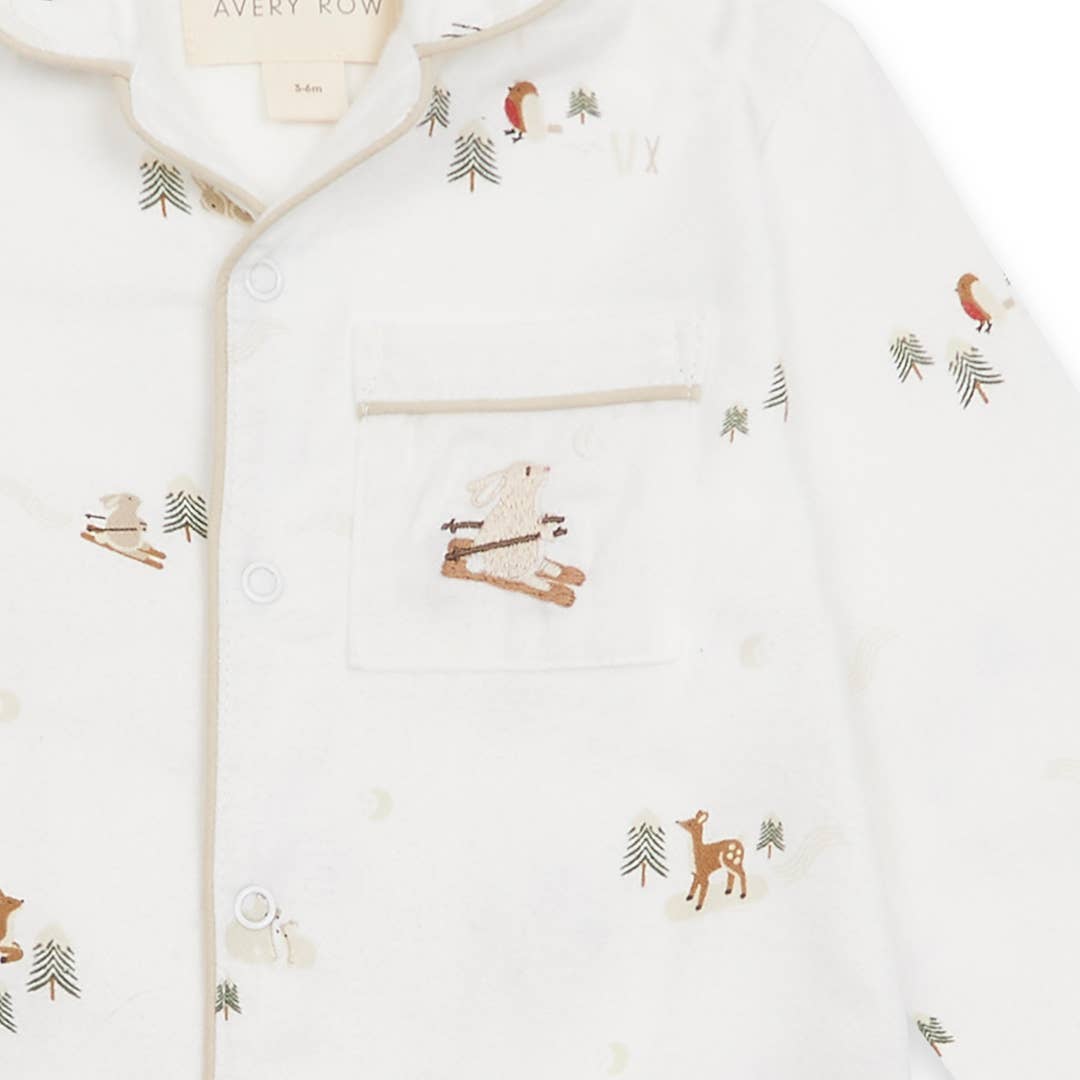Baby Sleepsuit - Winter Ski