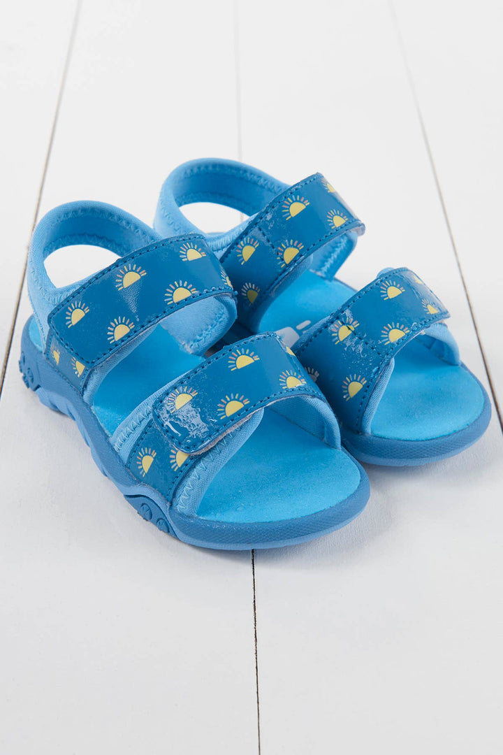 Grass & Air Kids Cornflower Blue Colour-Changing Sandals