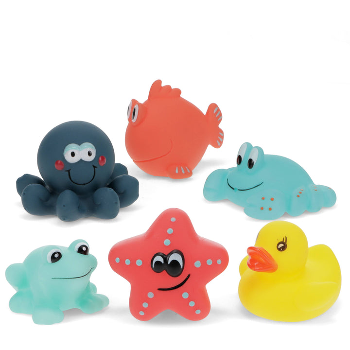 Bath toys (set of 6) - Aquatic animals