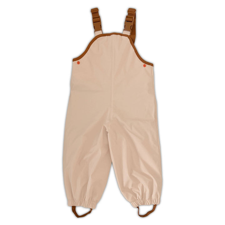 Peachy Pink Puddle Duck Rain Overalls