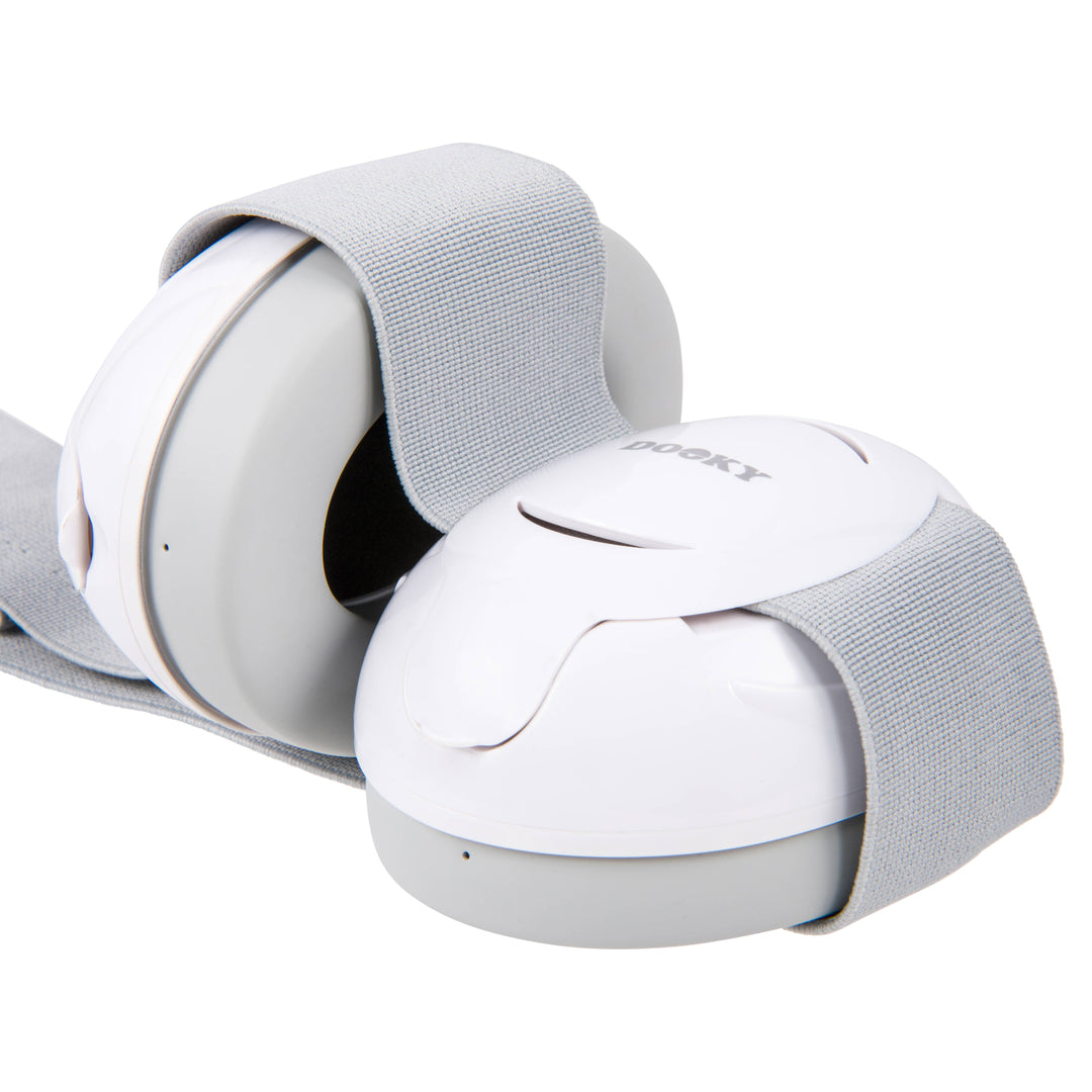 Dooky Baby Ear Protection - White -  0-3 Years