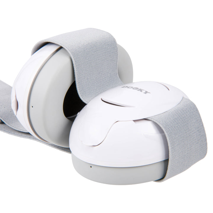 Dooky Baby Ear Protection - White -  0-3 Years