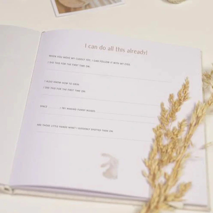 Little Dutch Baby First Year Book - Baby Bunny