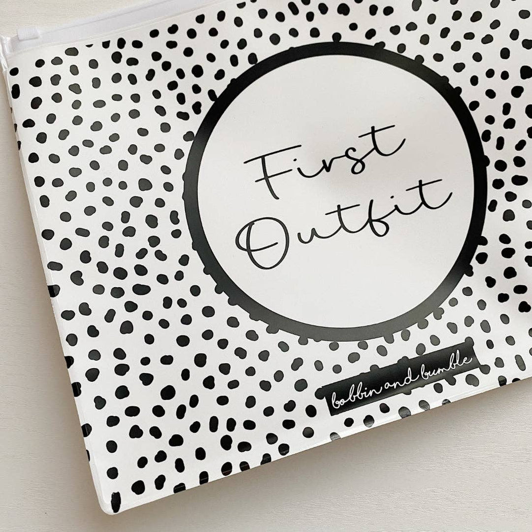 Unisex Zip Lock Hospital Organiser Bags - Spotty Print