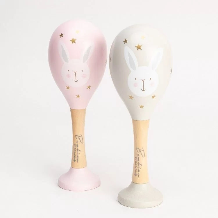 Wooden Maracas - Pink