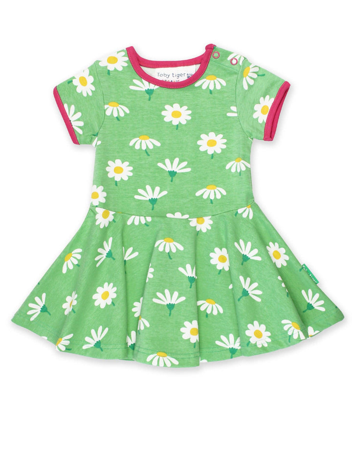 Organic Daisy Print Skater Dress