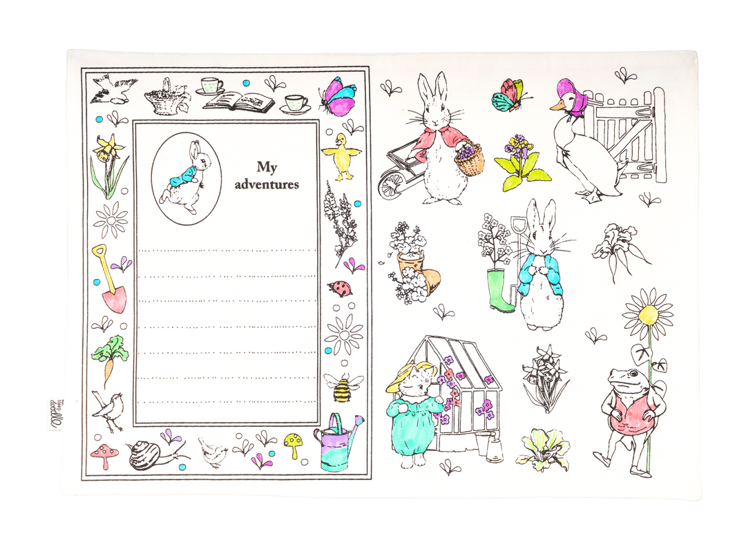 Peter Rabbit™ Placemat to Go - Colouring Craft Kit