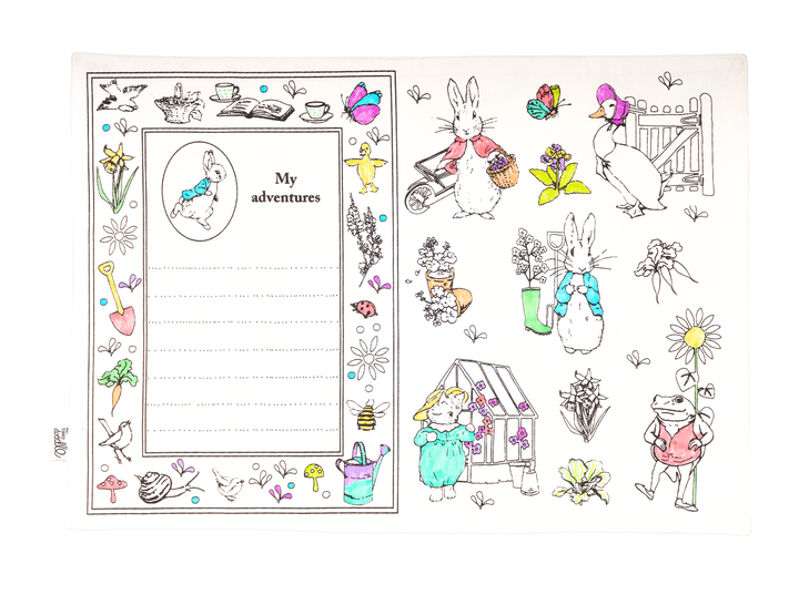 Peter Rabbit™ Placemat to Go - Colouring Craft Kit