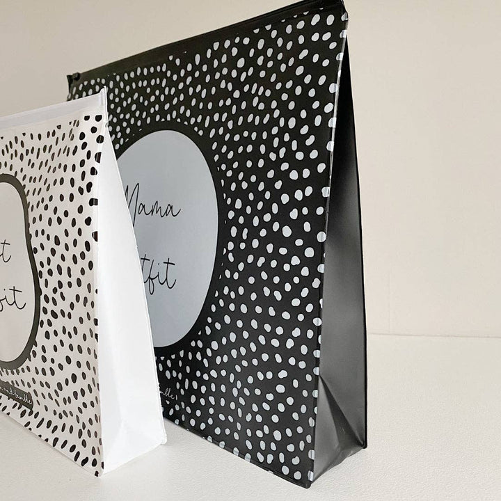 Unisex Zip Lock Hospital Organiser Bags - Spotty Print