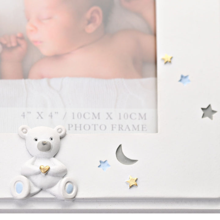 Resin Baby Boy Photo Frame 4" x 4" *(32/48)*