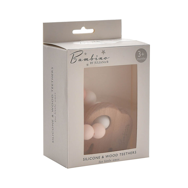 Elephant Teething Toy Pink