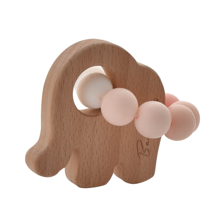 Elephant Teething Toy Pink