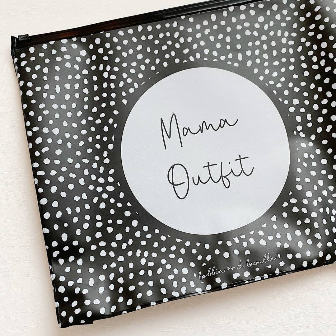 Unisex Zip Lock Hospital Organiser Bags - Spotty Print