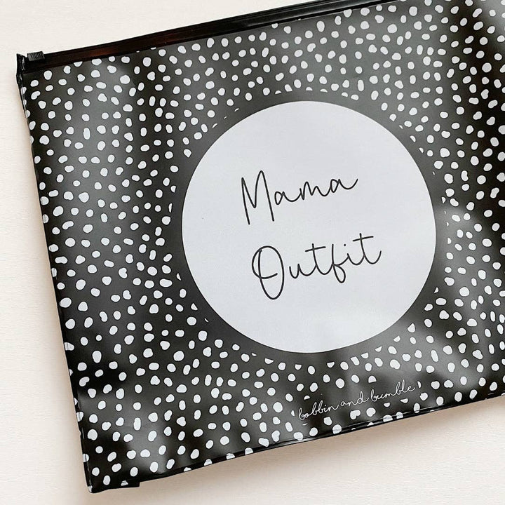 Unisex Zip Lock Hospital Organiser Bags - Spotty Print