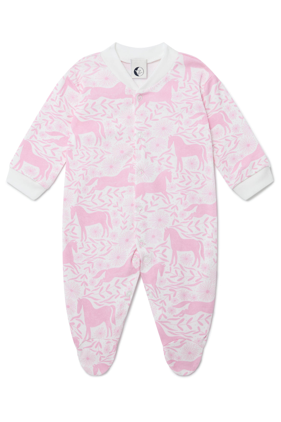 BABY SLEEPSUIT | PINK PONY
