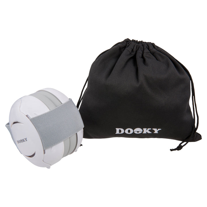 Dooky Baby Ear Protection - White -  0-3 Years