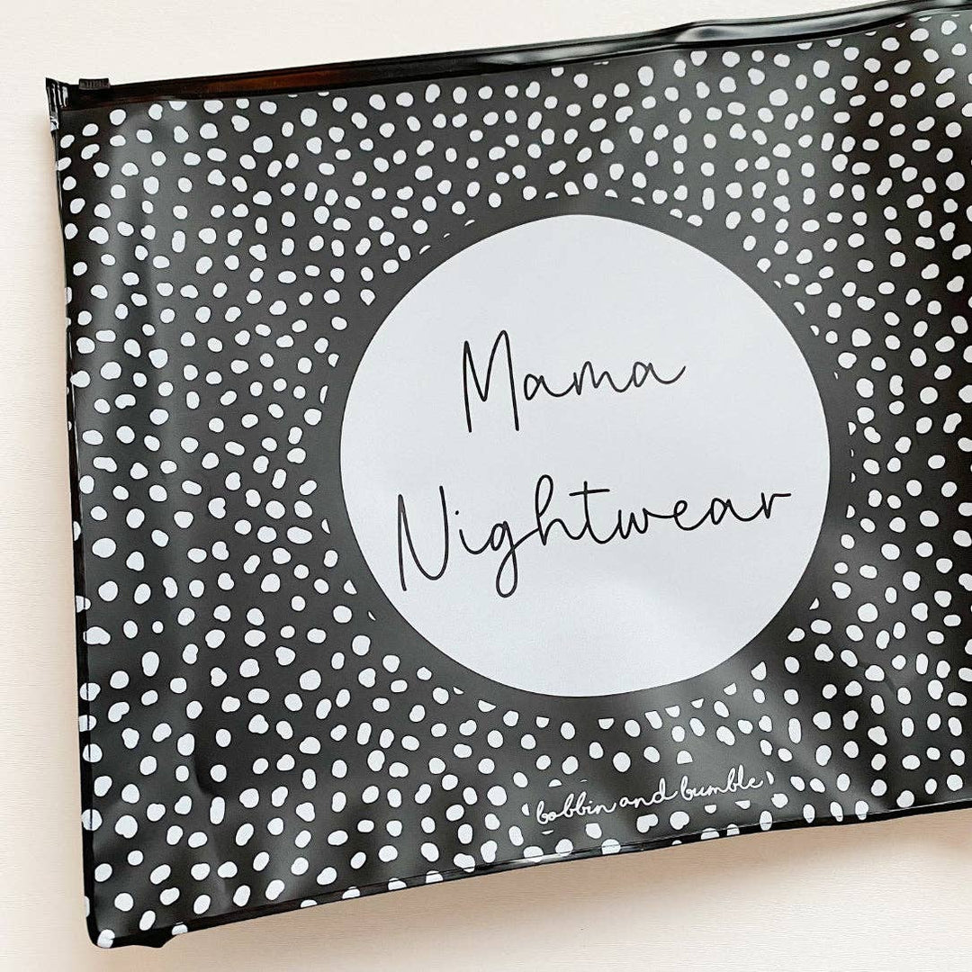 Unisex Zip Lock Hospital Organiser Bags - Spotty Print