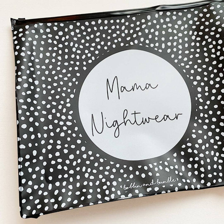 Unisex Zip Lock Hospital Organiser Bags - Spotty Print
