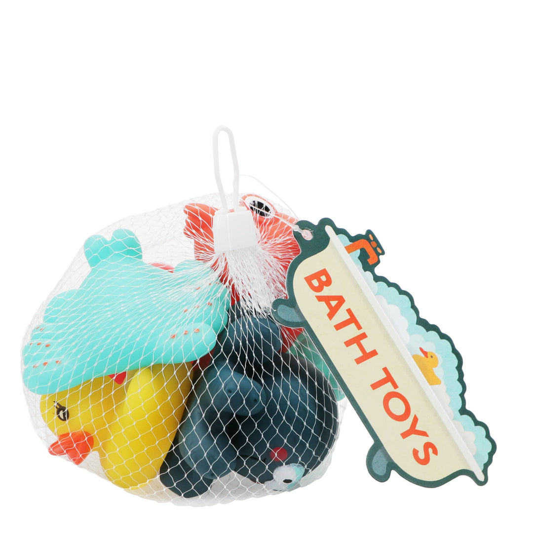 Bath toys (set of 6) - Aquatic animals