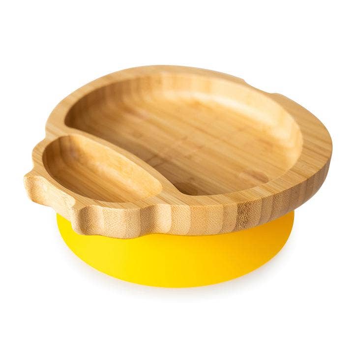 Bamboo Ladybird Plate with Suction Base