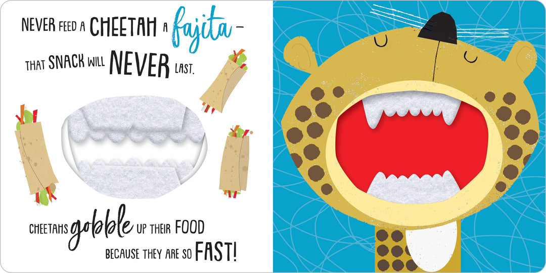 Board Book Never Feed a Yeti Spaghetti