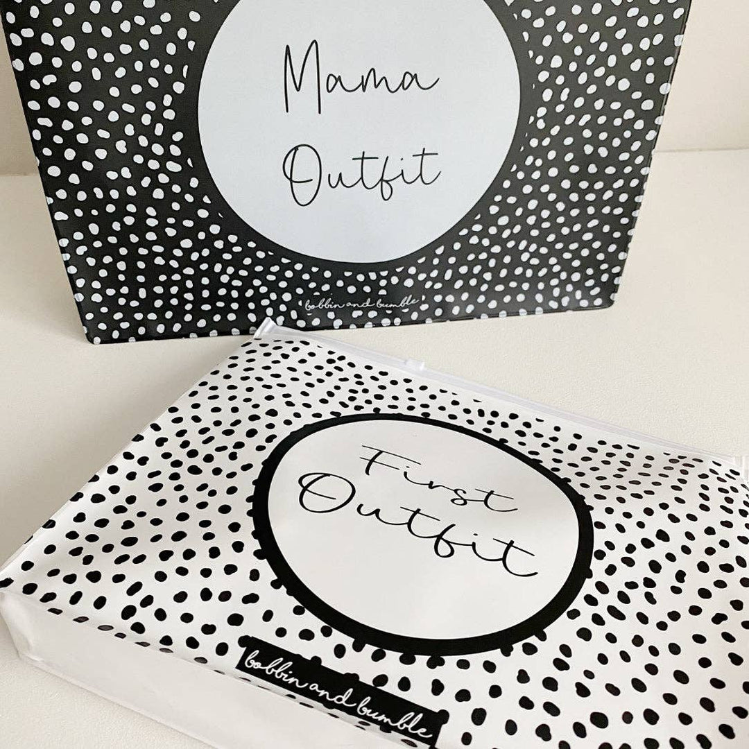 Unisex Zip Lock Hospital Organiser Bags - Spotty Print