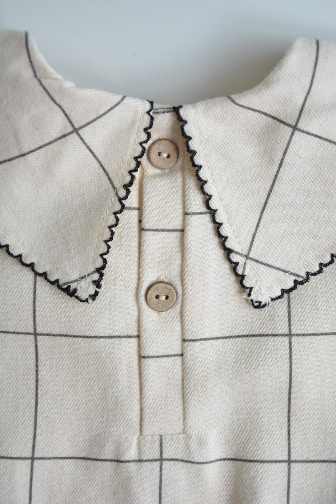 Baby / Girl Blouse Check Patterned 100% Cotton OEKO-TEX