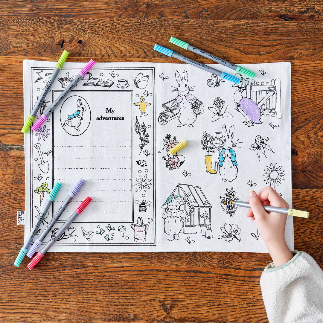 Peter Rabbit™ Placemat to Go - Colouring Craft Kit