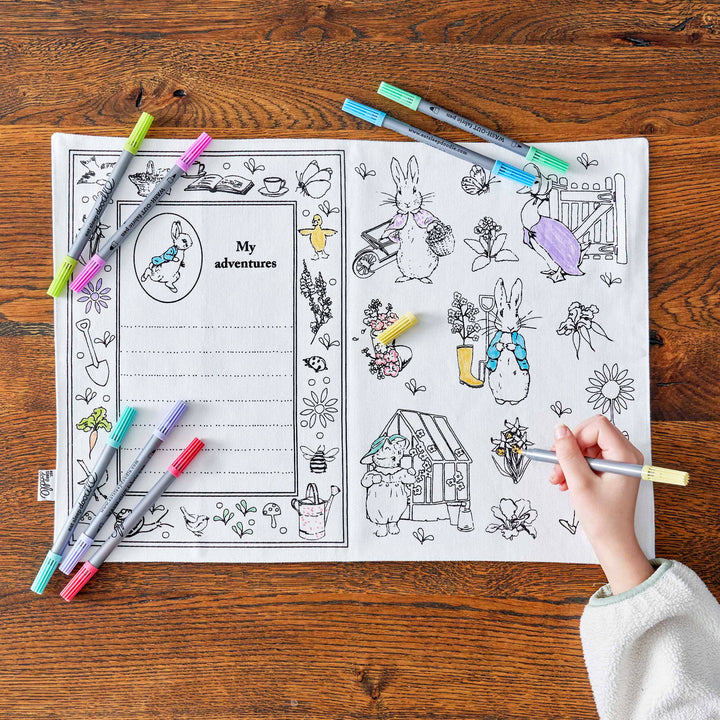 Peter Rabbit™ Placemat to Go - Colouring Craft Kit