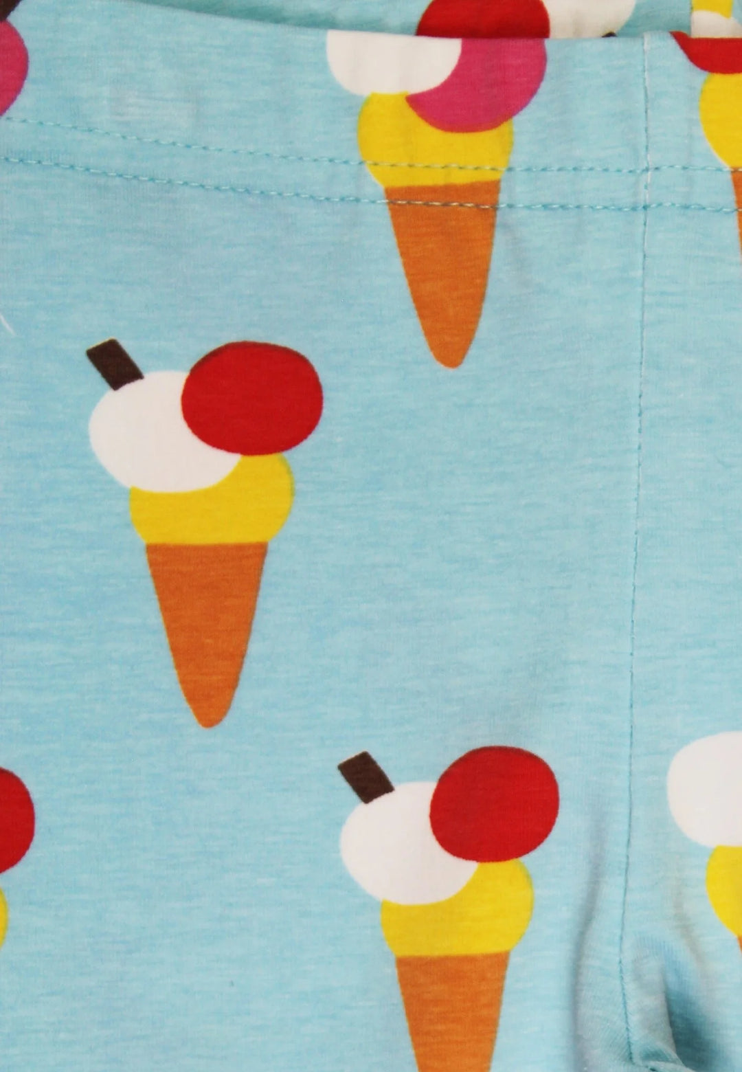 Organic Ice Cream Cones Print Leggings