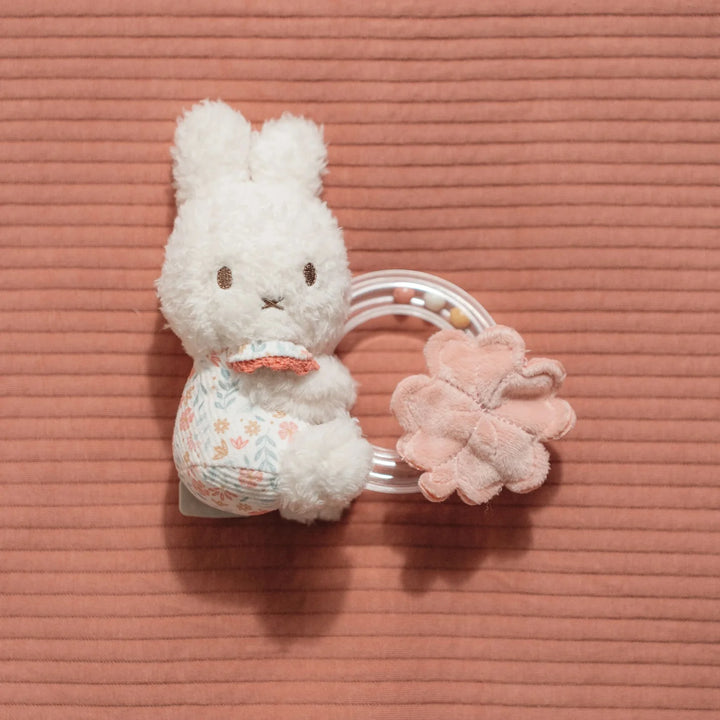 Miffy x Little Dutch Rattle ring - Lucky Blossom